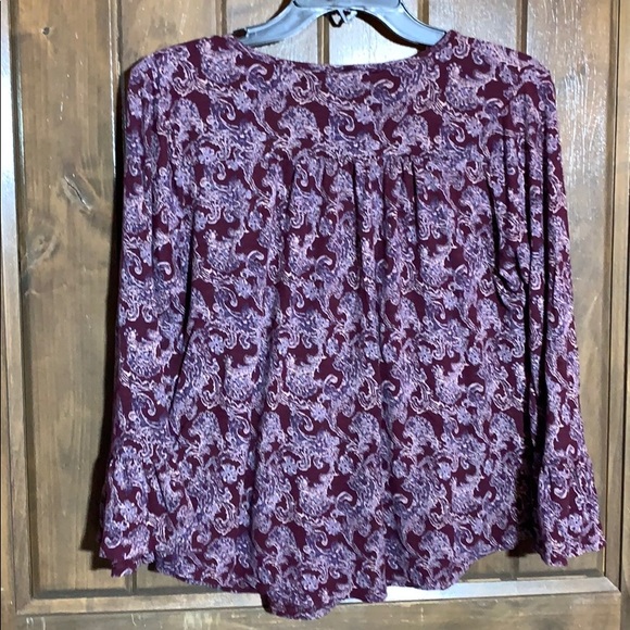 Lucky Brand boho top with eyelet medium - Picture 7 of 7